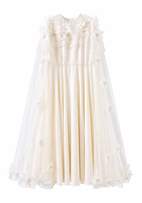 Abito con fiori applicati MAISON AVA | GC 01IVORY